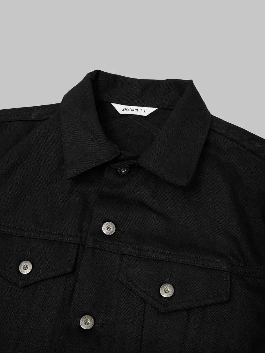 3sixteen Type 3s Denim Jacket Double Black