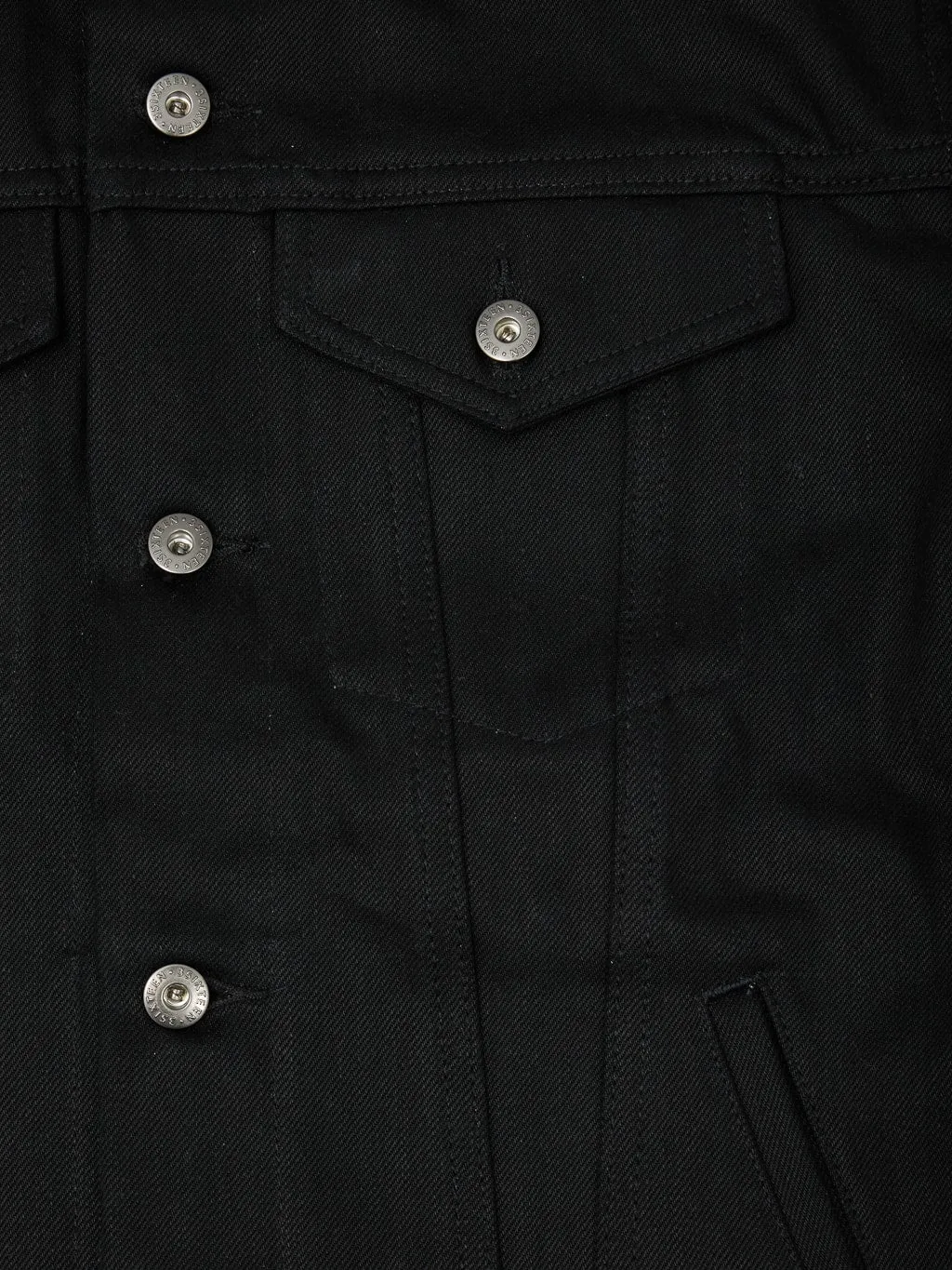 3sixteen Type 3s Denim Jacket Double Black