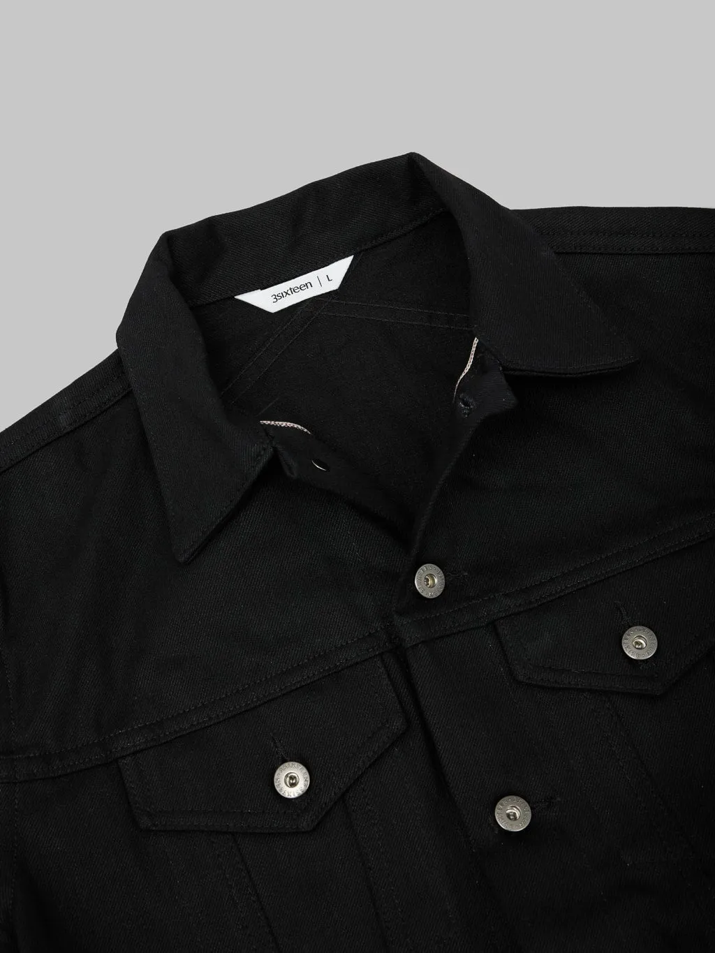 3sixteen Type 3s Denim Jacket Double Black