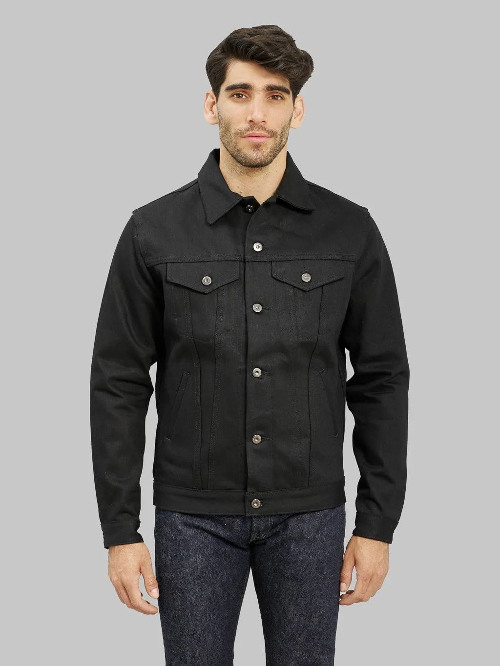 3sixteen Type 3s Denim Jacket Double Black