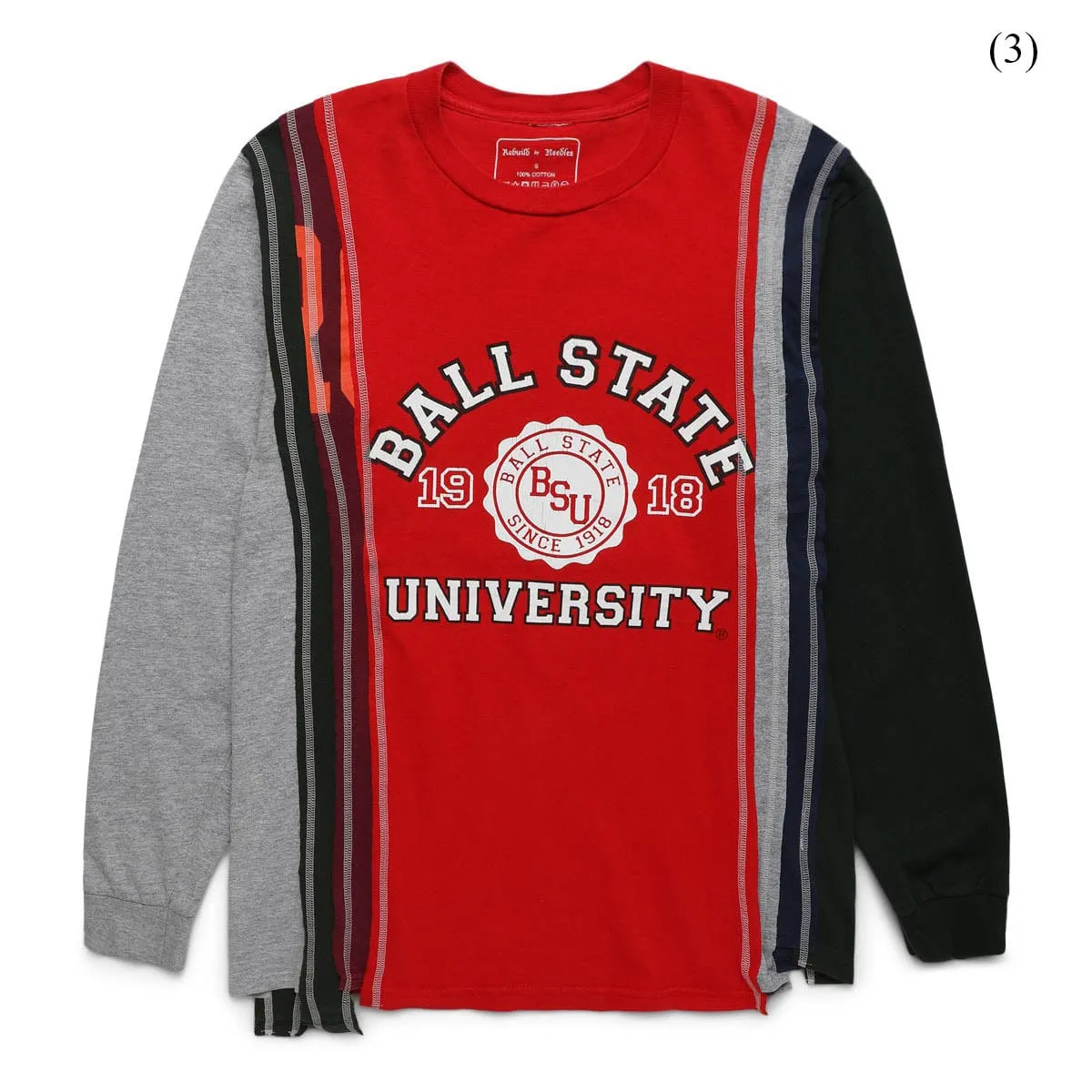 7 CUTS LONG SLEEVE T-SHIRT - COLLEGE (S)