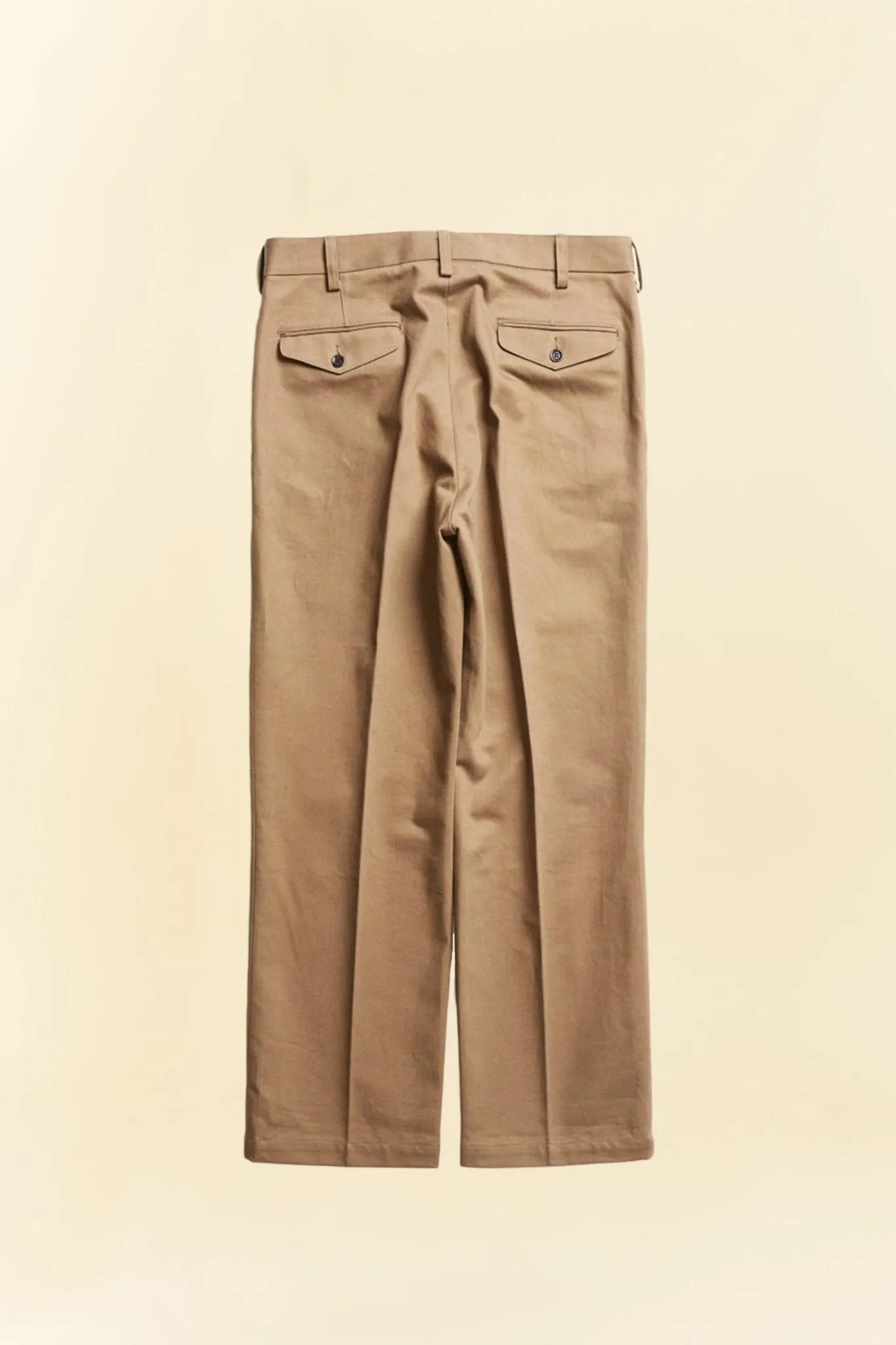 Addict Clothes Single Pleated Army Trousers - Khaki