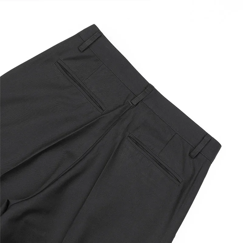 Adjustable Hem Straight Casual Pants