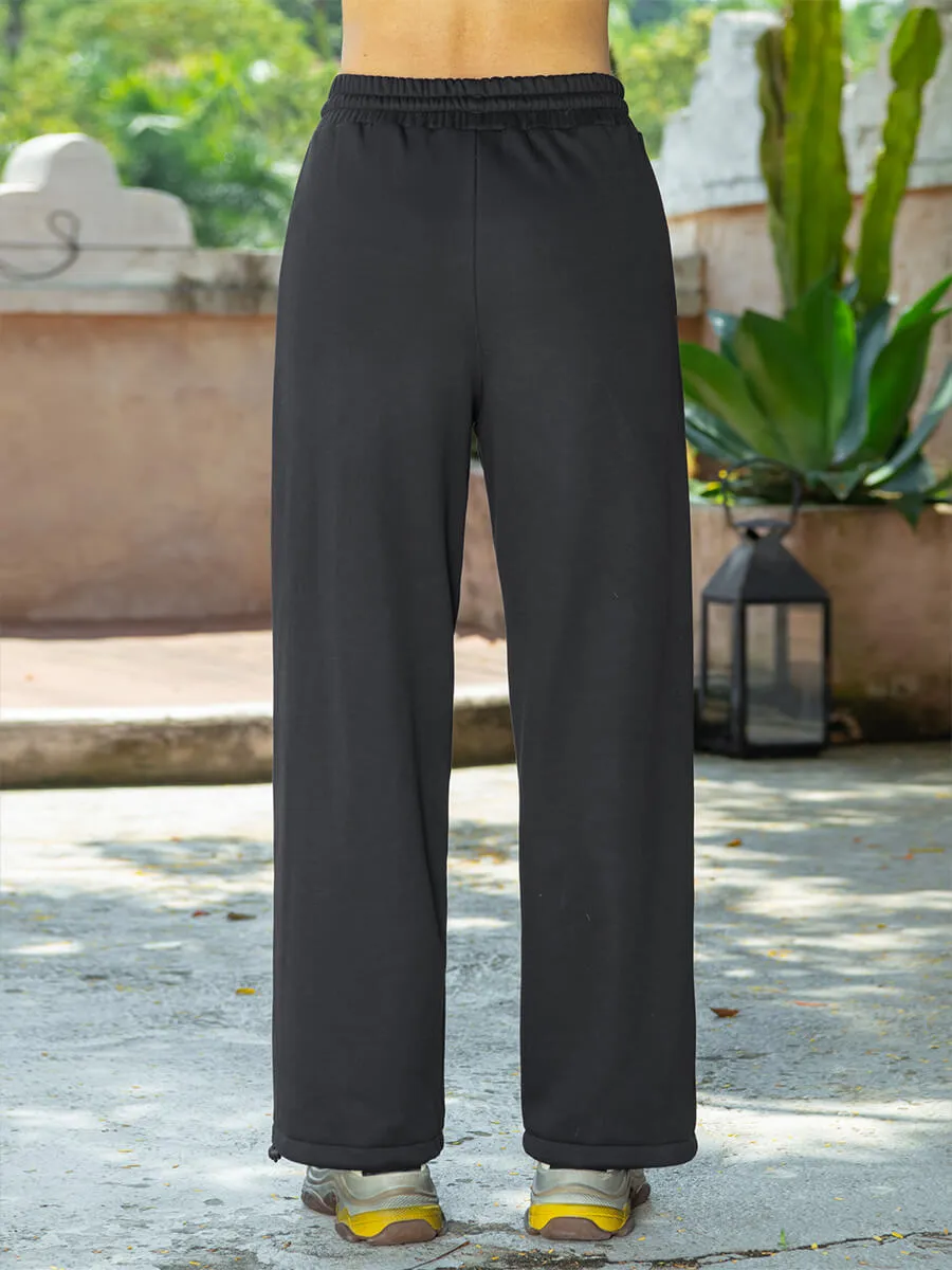 Adjustable Width Cord Casual Pants