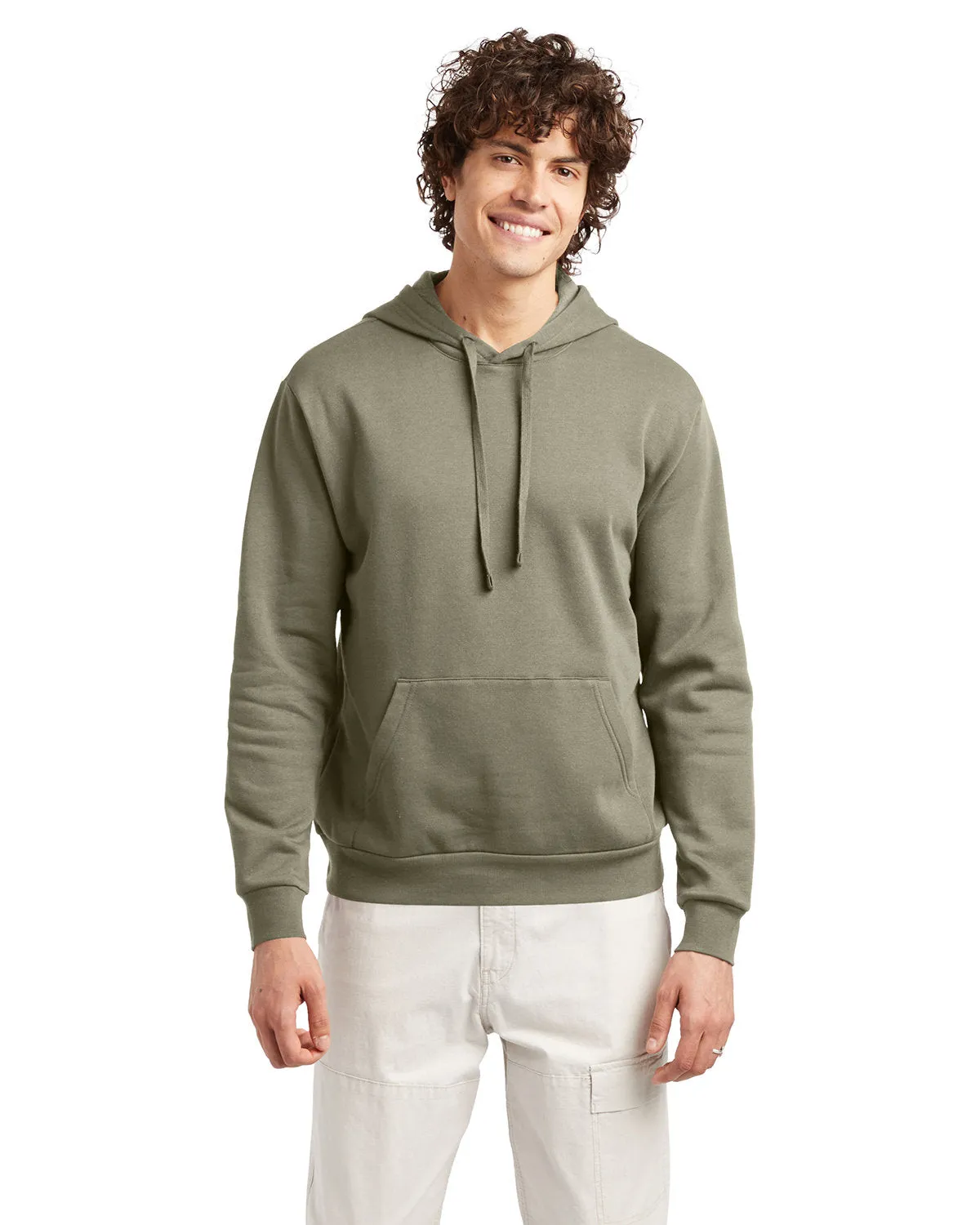 Adult Eco Cozy Fleece Pullover Hooded Sweatshirt