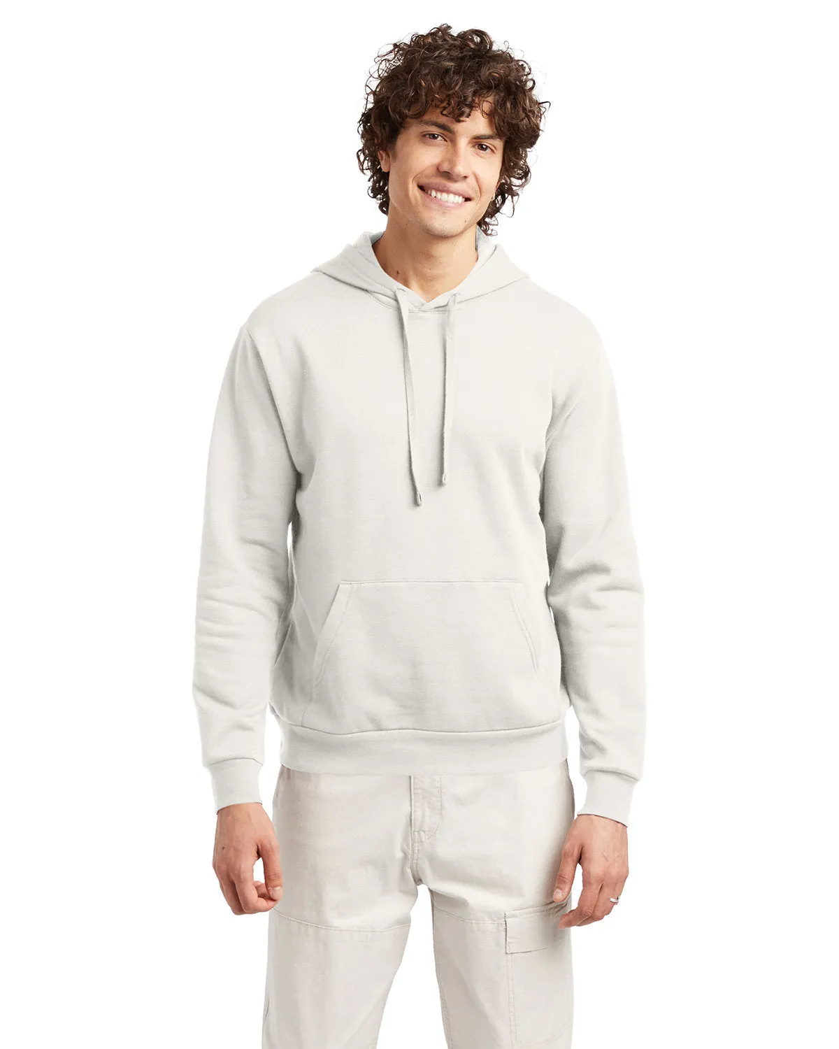 Adult Eco Cozy Fleece Pullover Hooded Sweatshirt