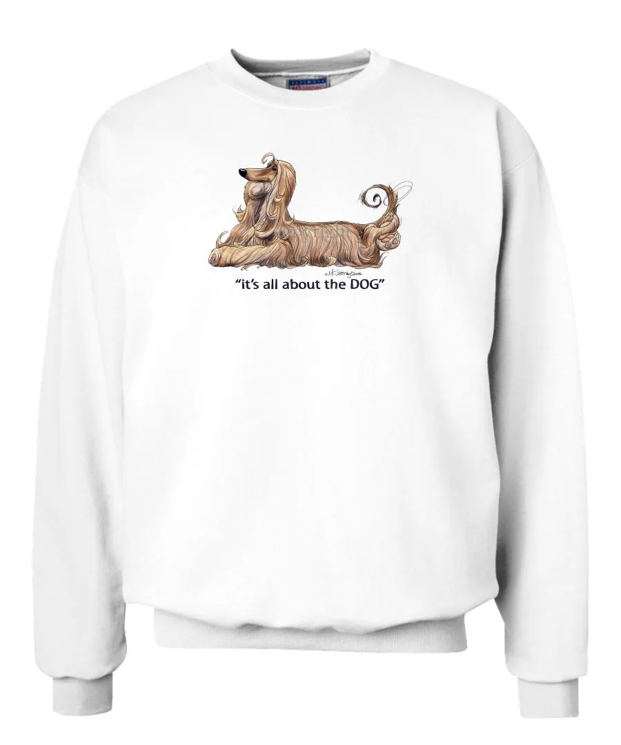 Afghan Hound - All About The Dog - Sweatshirt