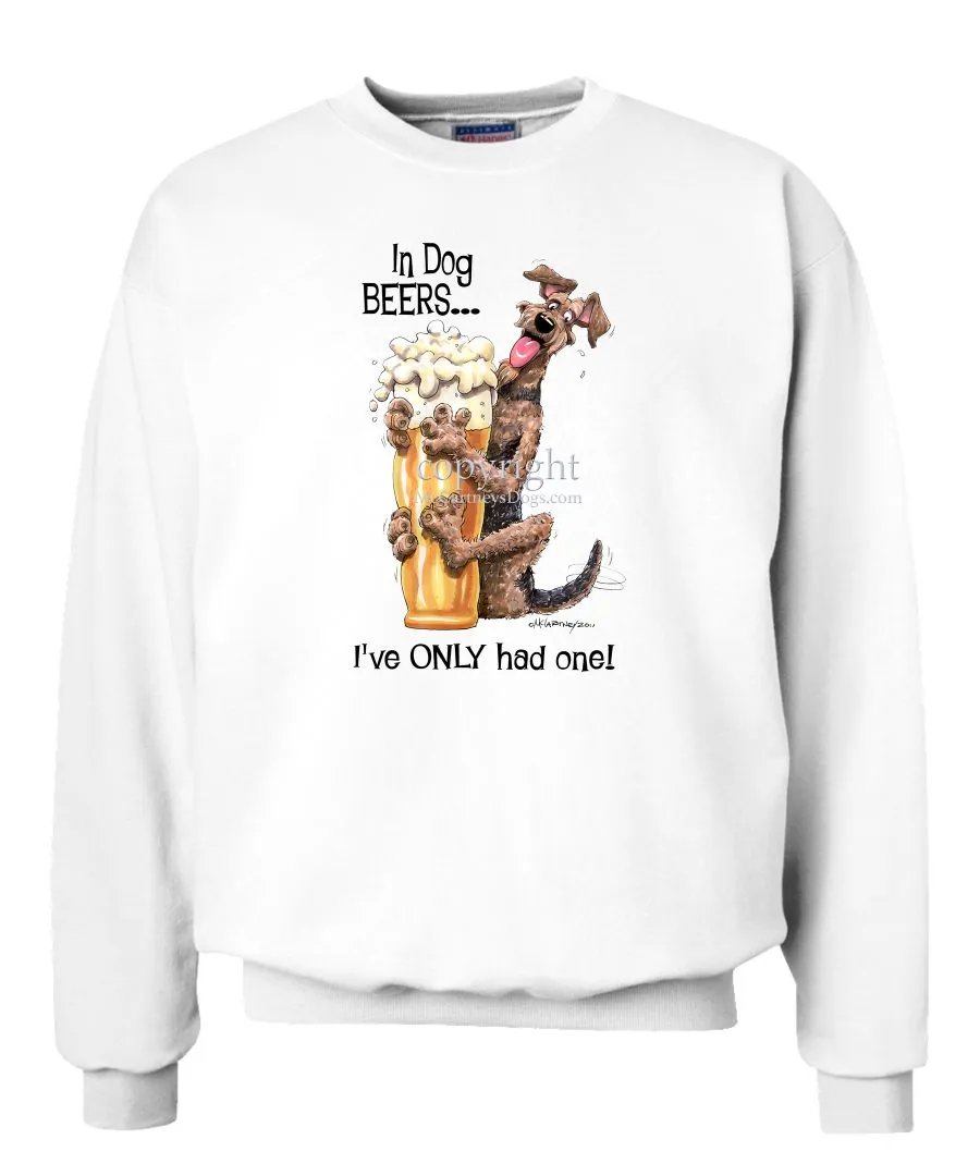 Airedale Terrier - Dog Beers - Sweatshirt