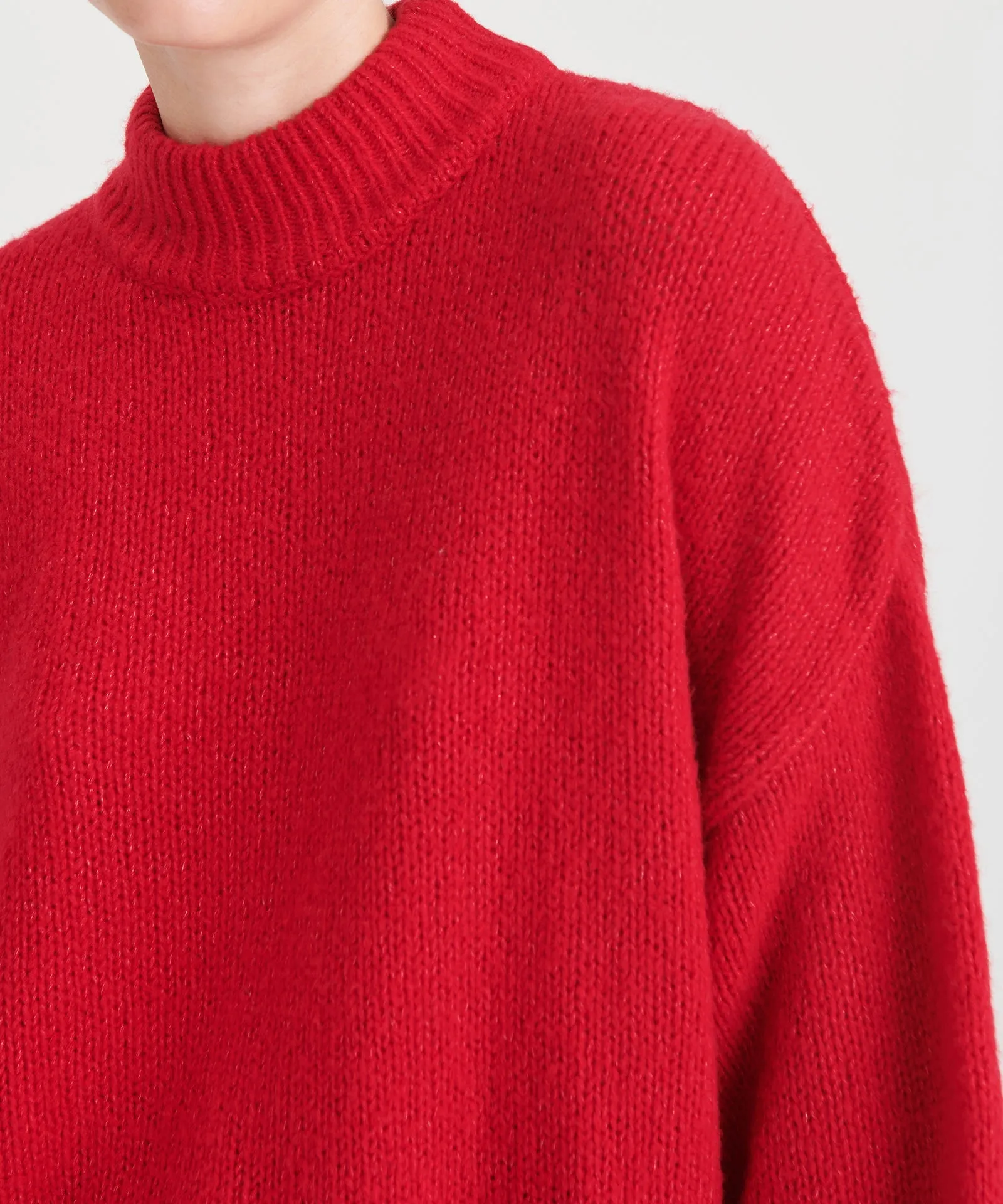 Airspun Mockneck Sweater