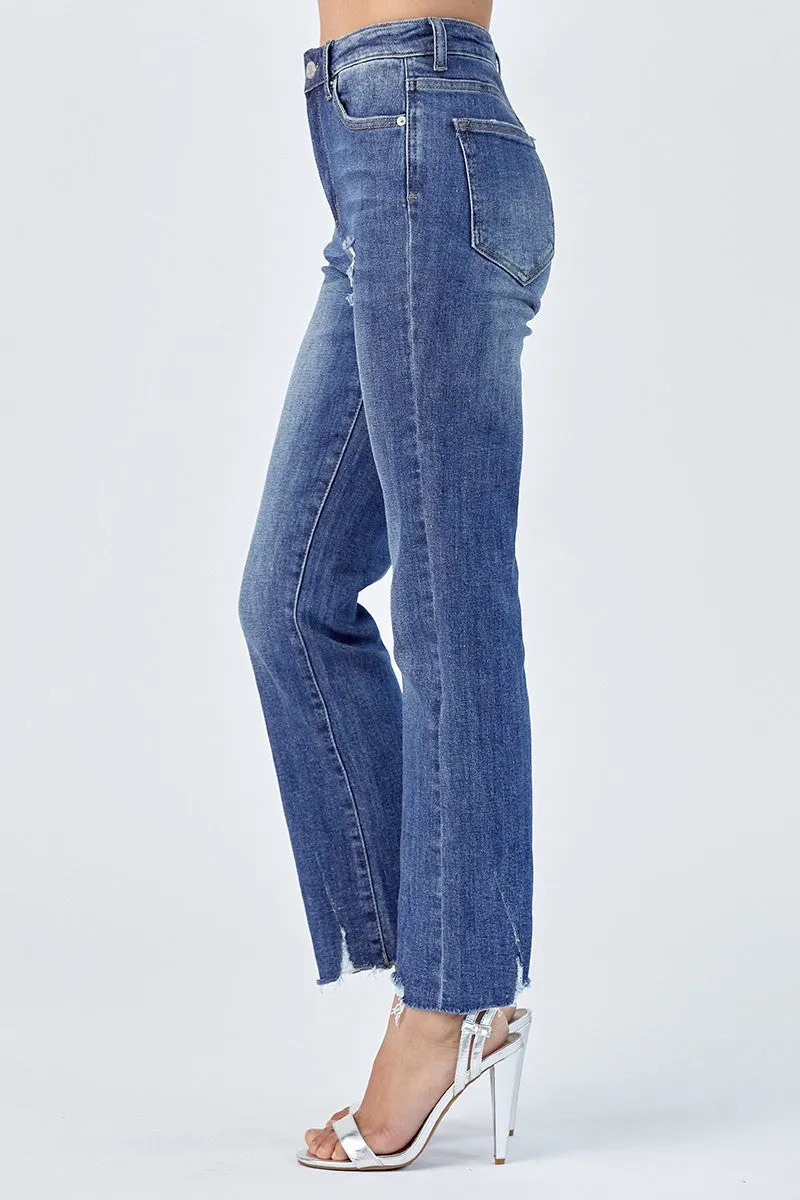 All Kinds Of Nonsense High Rise Straight Leg Jeans