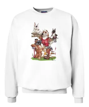 American Staffordshire Terrier - Group Construction - Caricature - Sweatshirt