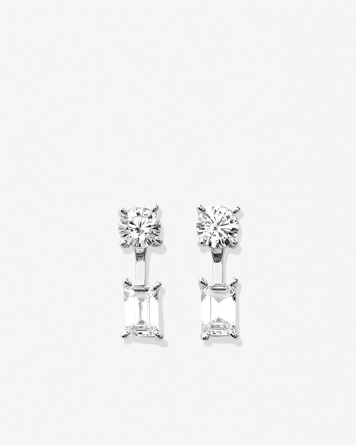 Beautifully Broken Emerald Cut Ear Jackets