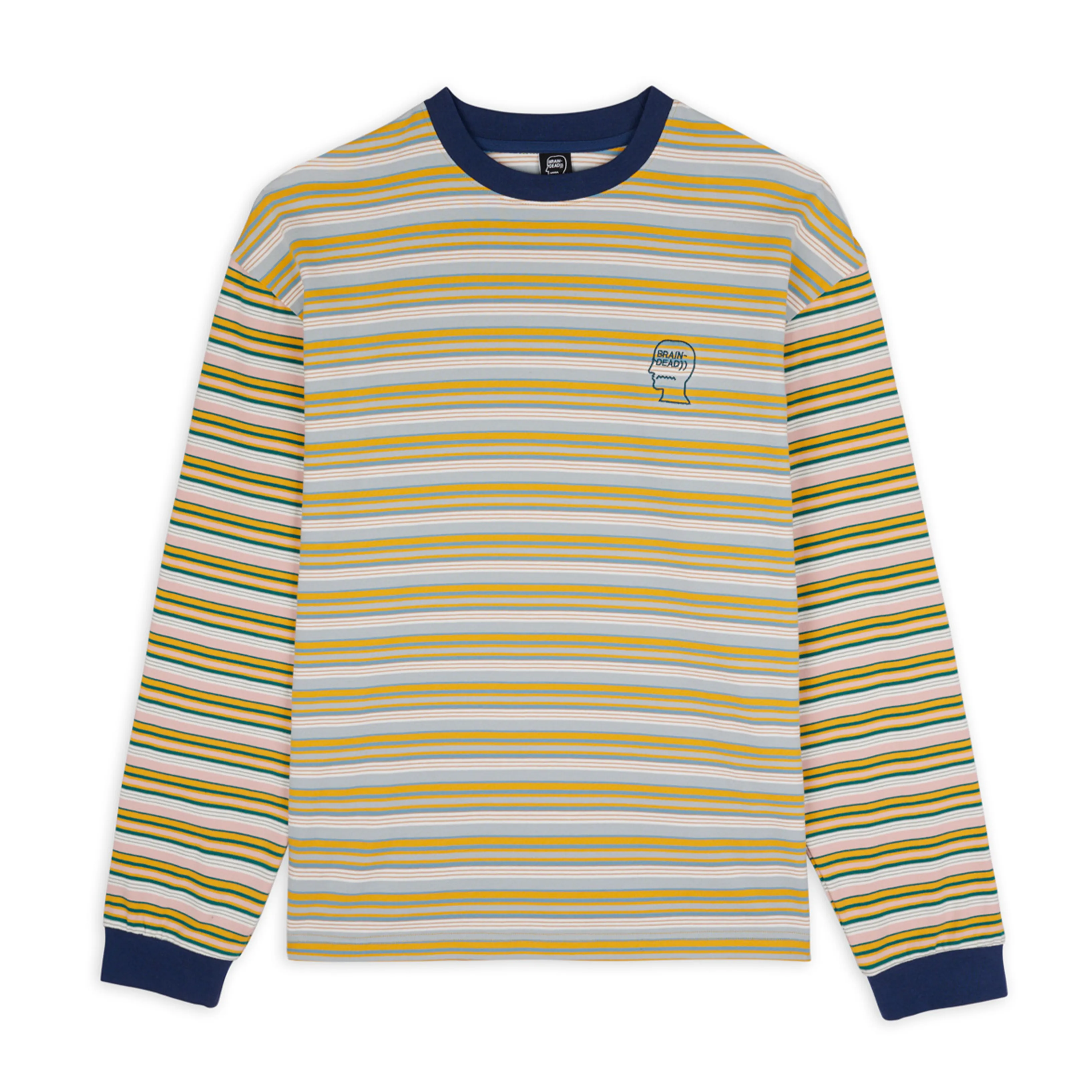 Brain Dead Nineties Blocked Striped LS T-Shirt