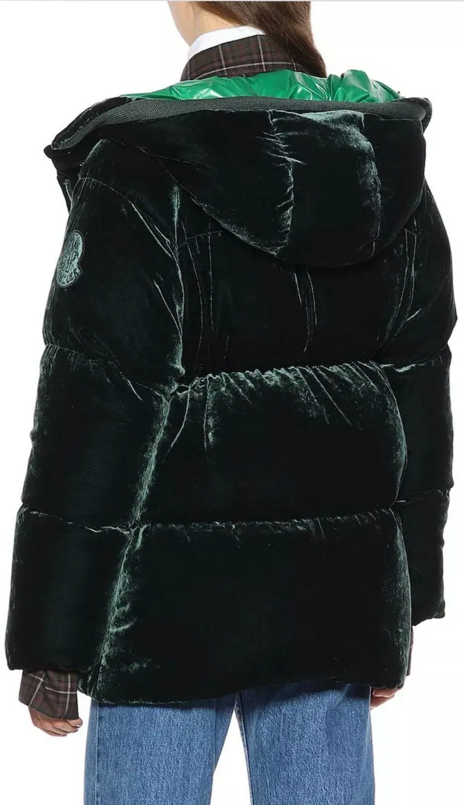 'Butor' Velvet Down Jacket