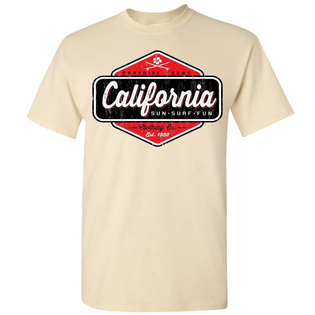 California Paradise Found Asst Colors T-shirt/tee