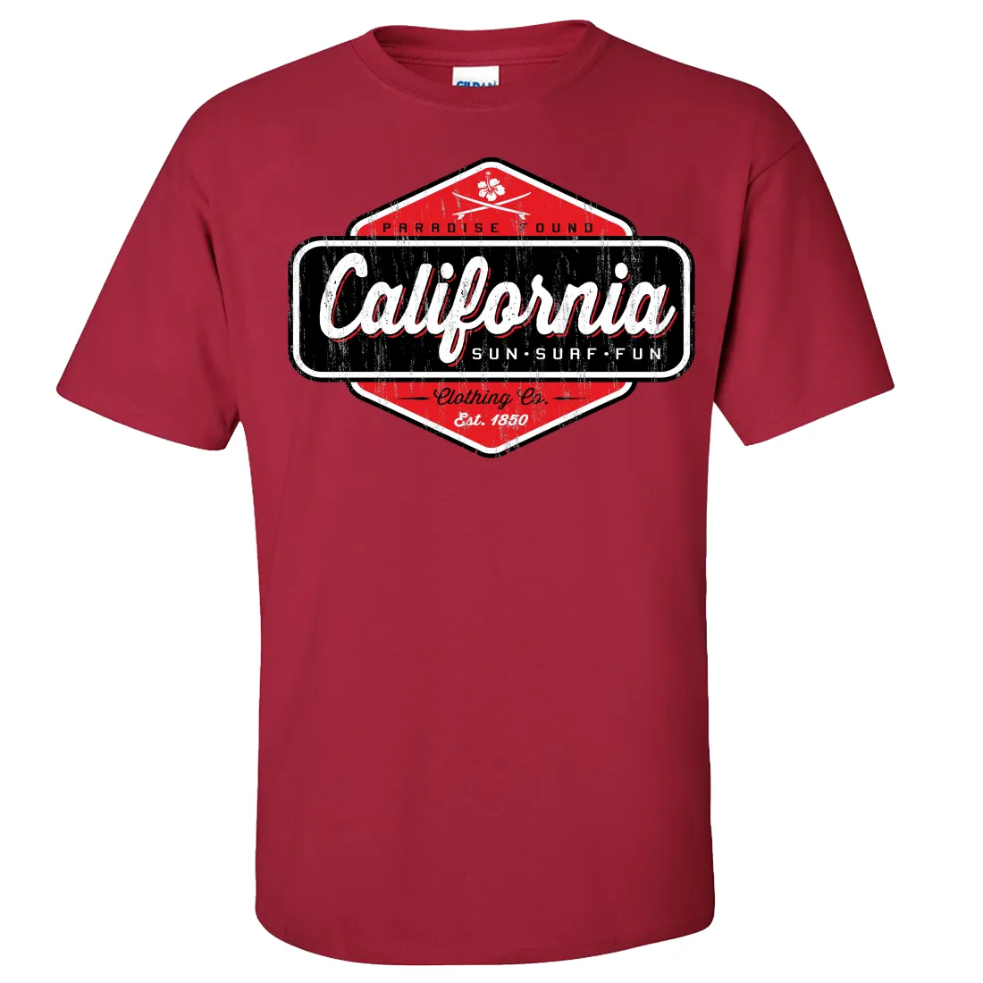 California Paradise Found Asst Colors T-shirt/tee