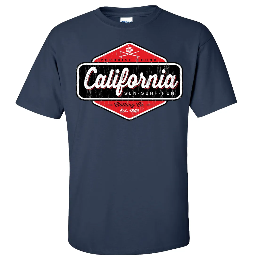 California Paradise Found Asst Colors T-shirt/tee