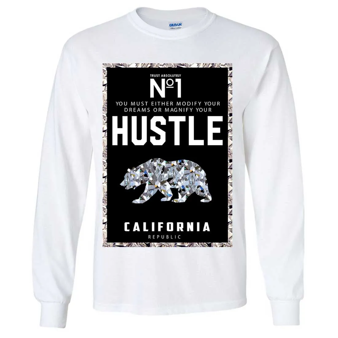 California Republic No. 1 Diamond Hustle Long Sleeve Shirt