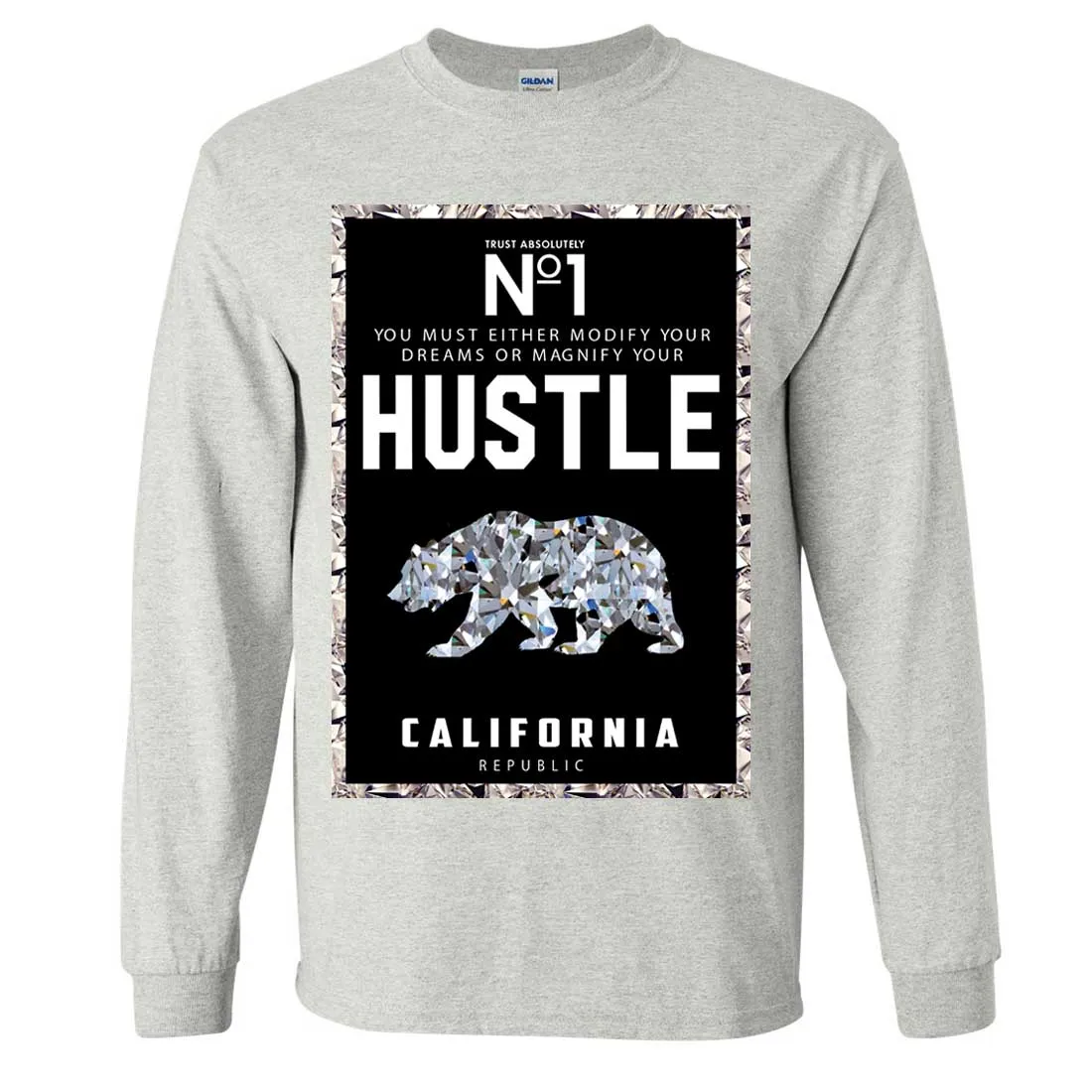 California Republic No. 1 Diamond Hustle Long Sleeve Shirt