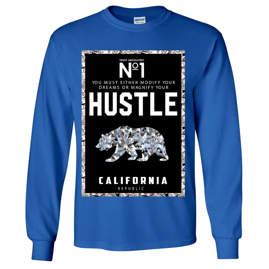 California Republic No. 1 Diamond Hustle Long Sleeve Shirt