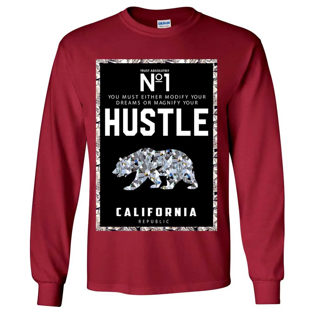 California Republic No. 1 Diamond Hustle Long Sleeve Shirt