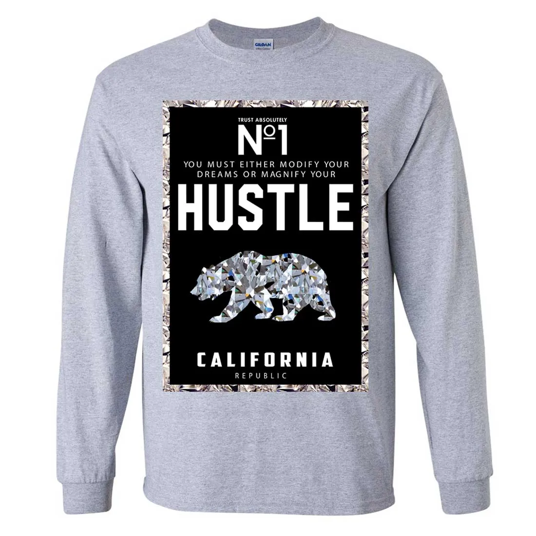 California Republic No. 1 Diamond Hustle Long Sleeve Shirt