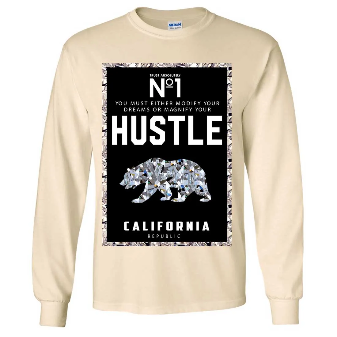 California Republic No. 1 Diamond Hustle Long Sleeve Shirt