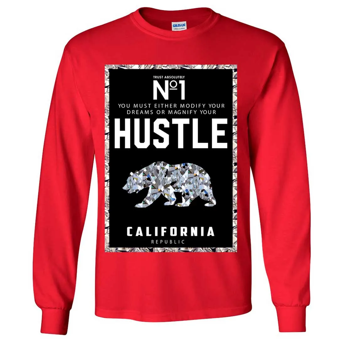 California Republic No. 1 Diamond Hustle Long Sleeve Shirt