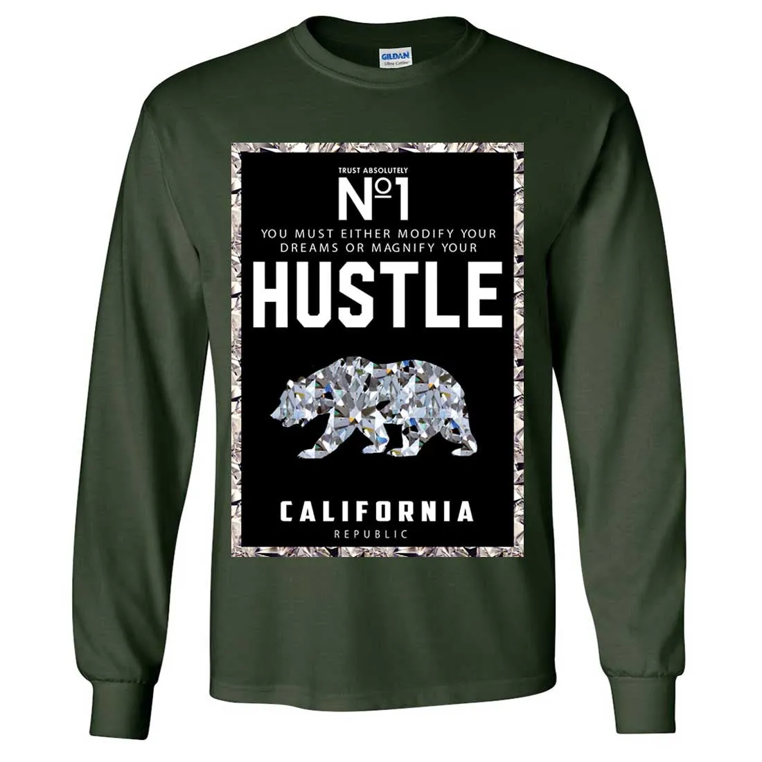 California Republic No. 1 Diamond Hustle Long Sleeve Shirt