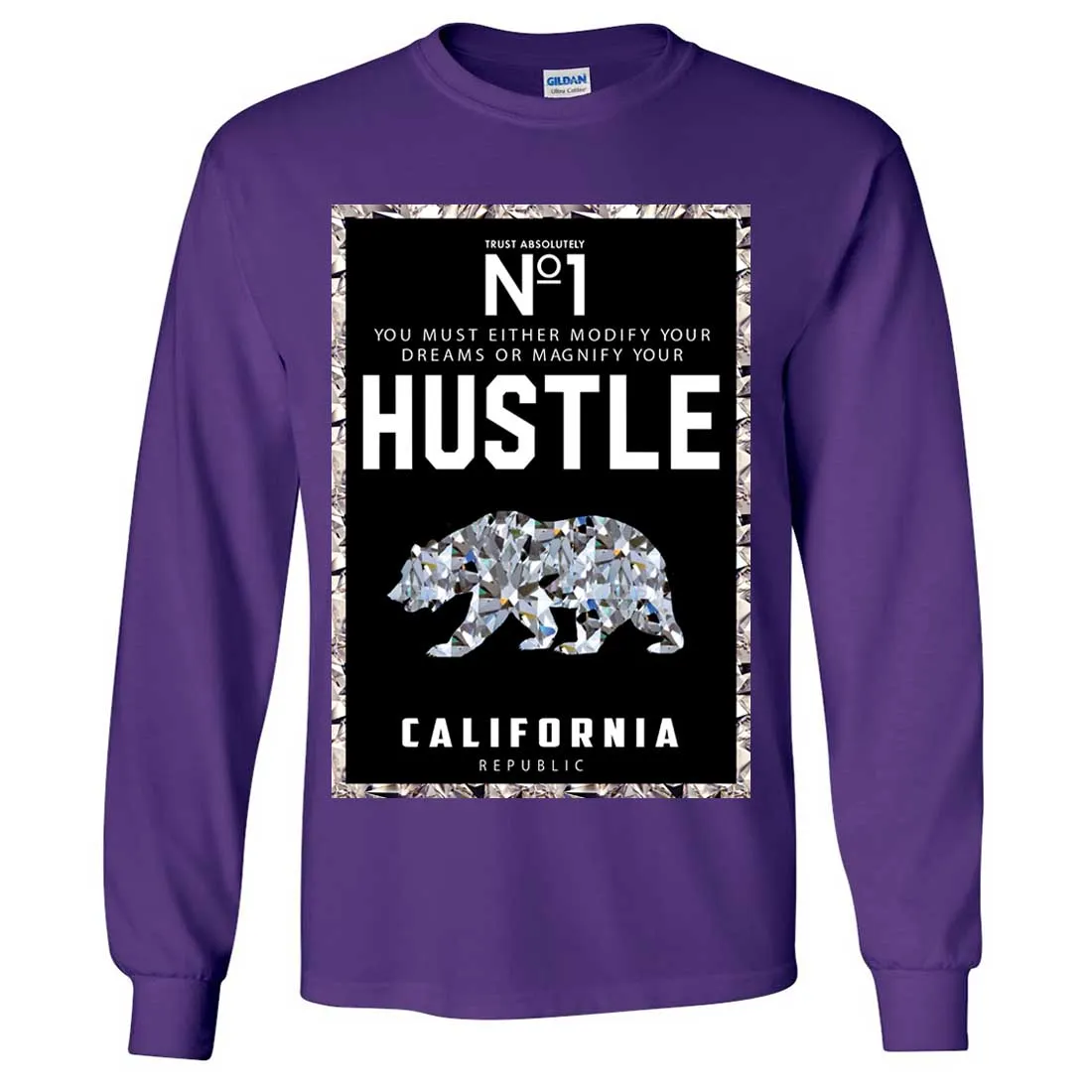 California Republic No. 1 Diamond Hustle Long Sleeve Shirt