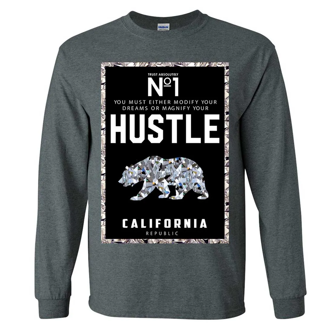 California Republic No. 1 Diamond Hustle Long Sleeve Shirt