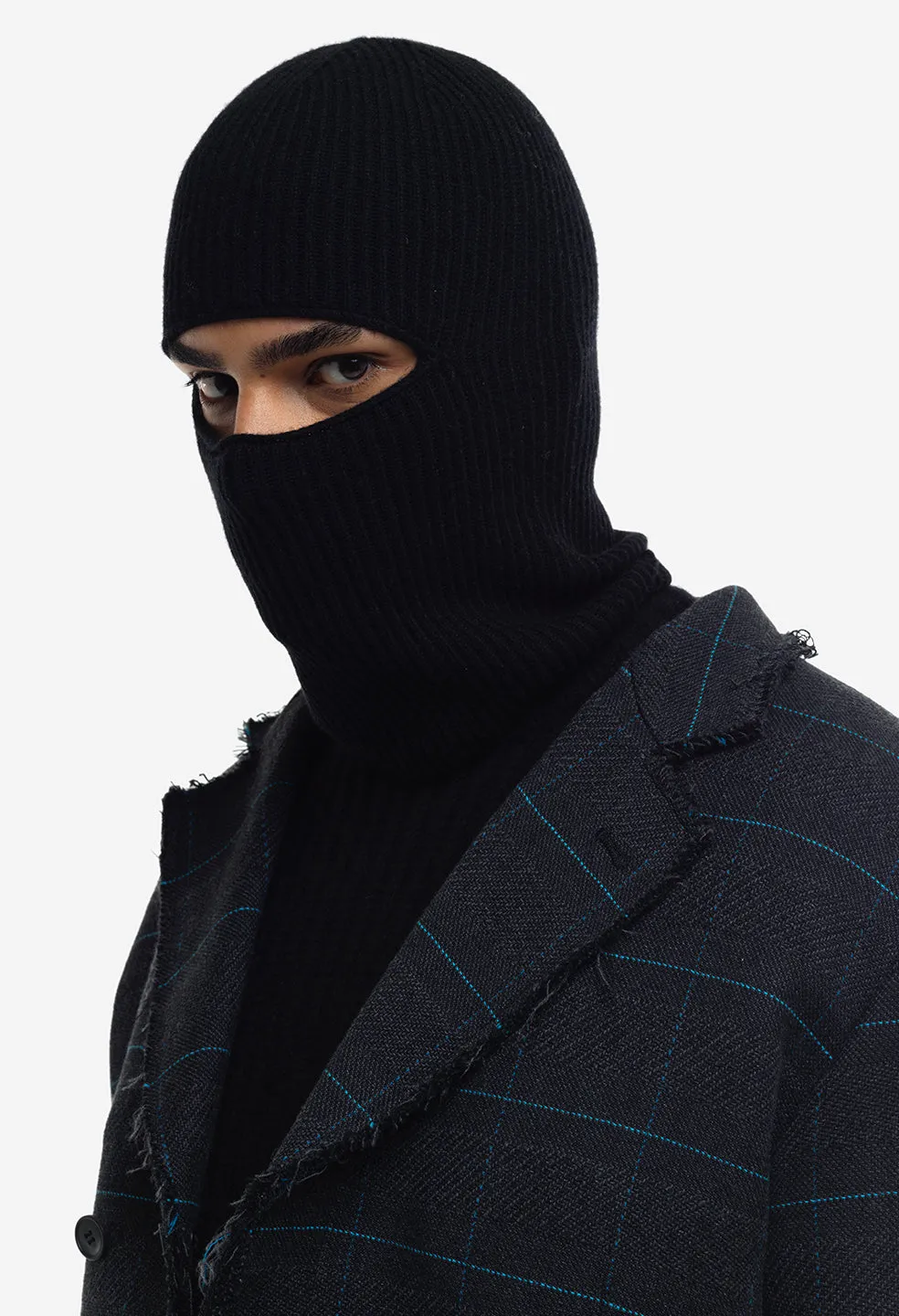 Cashmere Blend Balaclava / Black