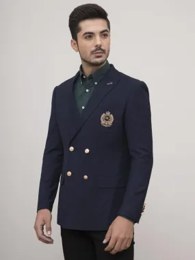 CASUAL COAT DOUBLE BREASTED SLIM FIT NAVY