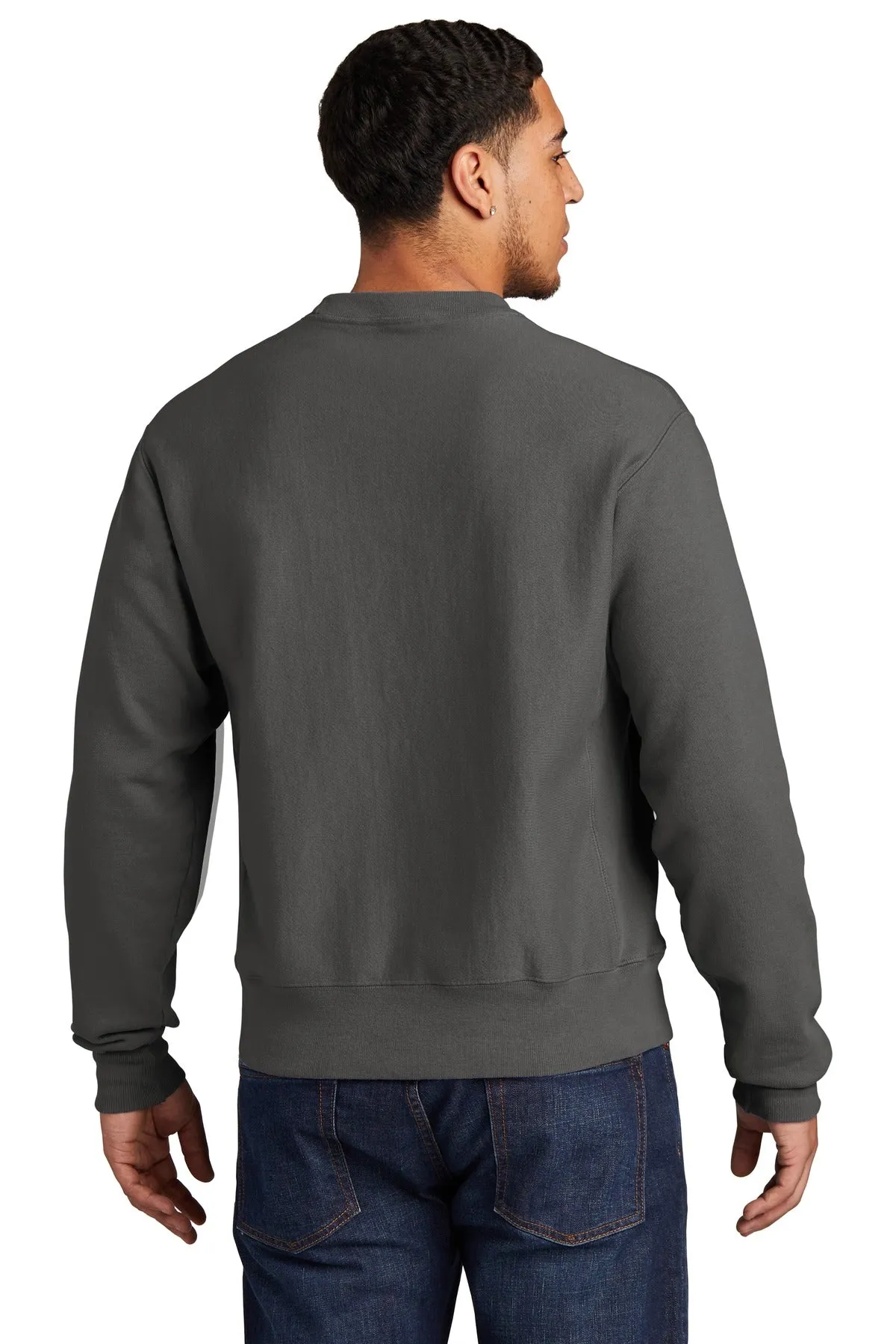 Champion Reverse Weave Garment-Dyed Crewneck Sweatshirt. GDS149