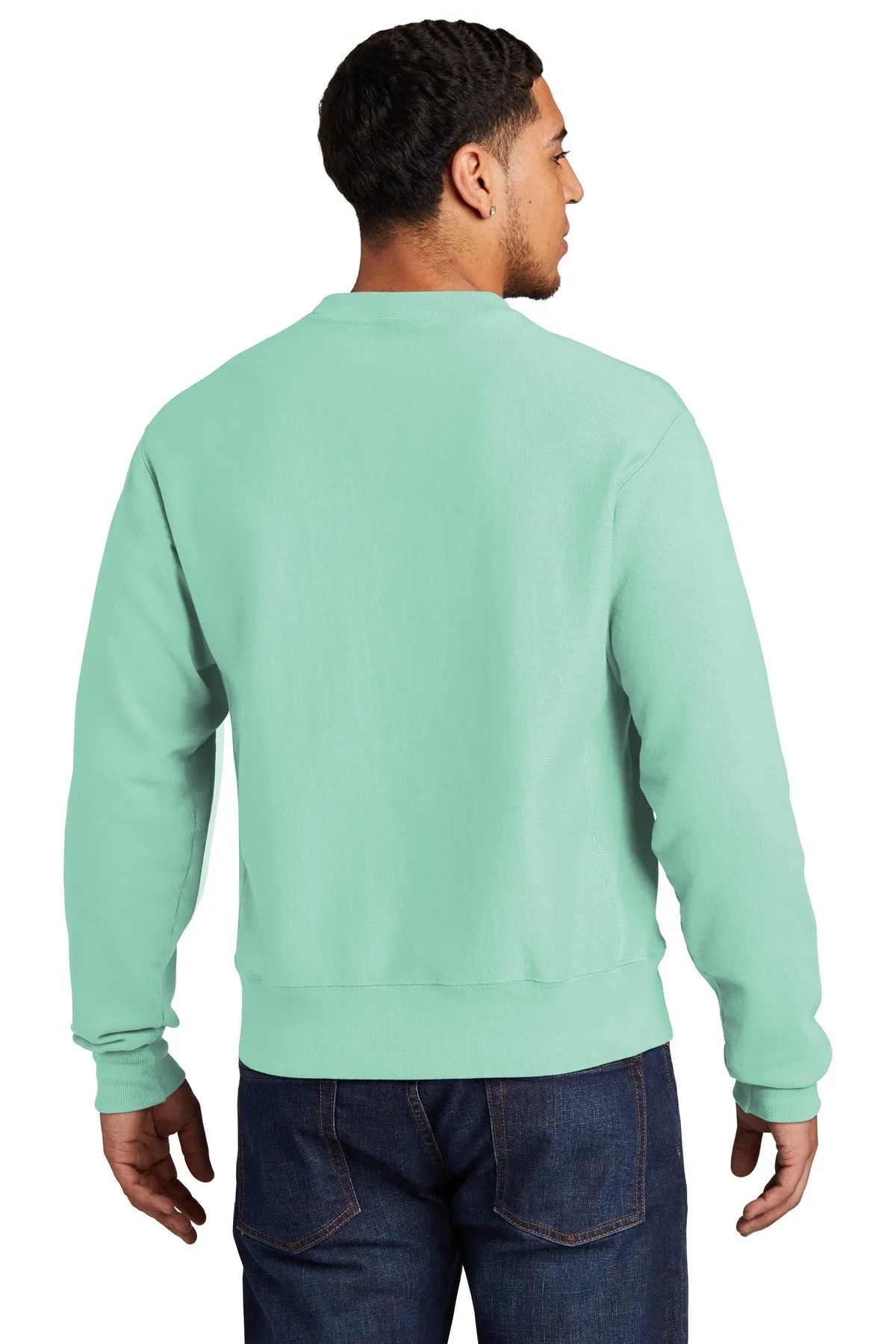 Champion Reverse Weave Garment-Dyed Crewneck Sweatshirt. GDS149