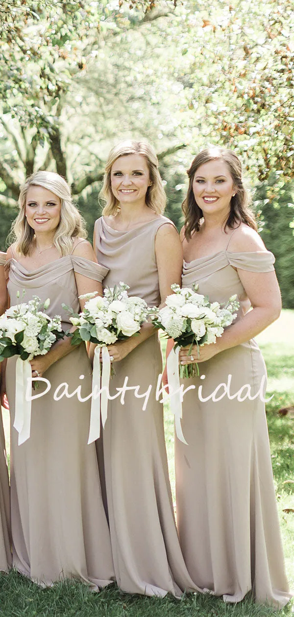 Charming Sleeveless Floor-length Long Bridesmaid Dresses.DB10752