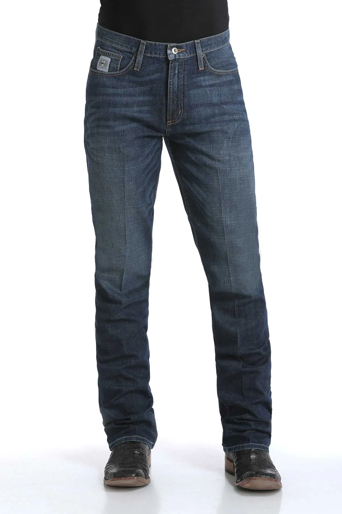 Cinch  Men's Silver Label Indigo Wash Slim Fit Jeans