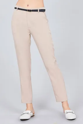 Classic Woven Pants W/belt