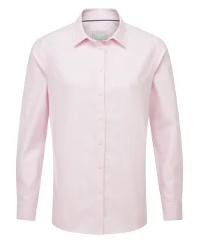 Cley Soft Oxford Shirt - Pink/Blue Stripe