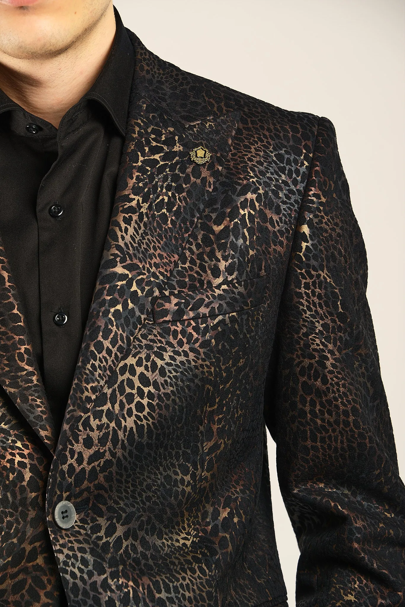 Dalston Leopard Print Sportcoat