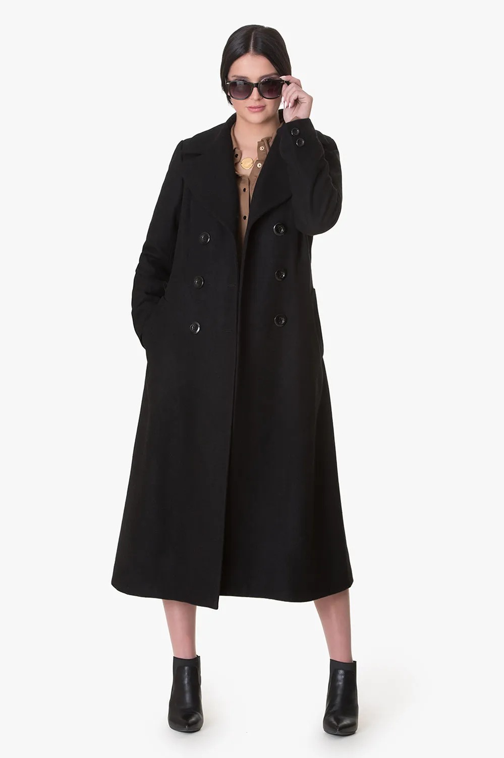 Double Breasted Wool Coat