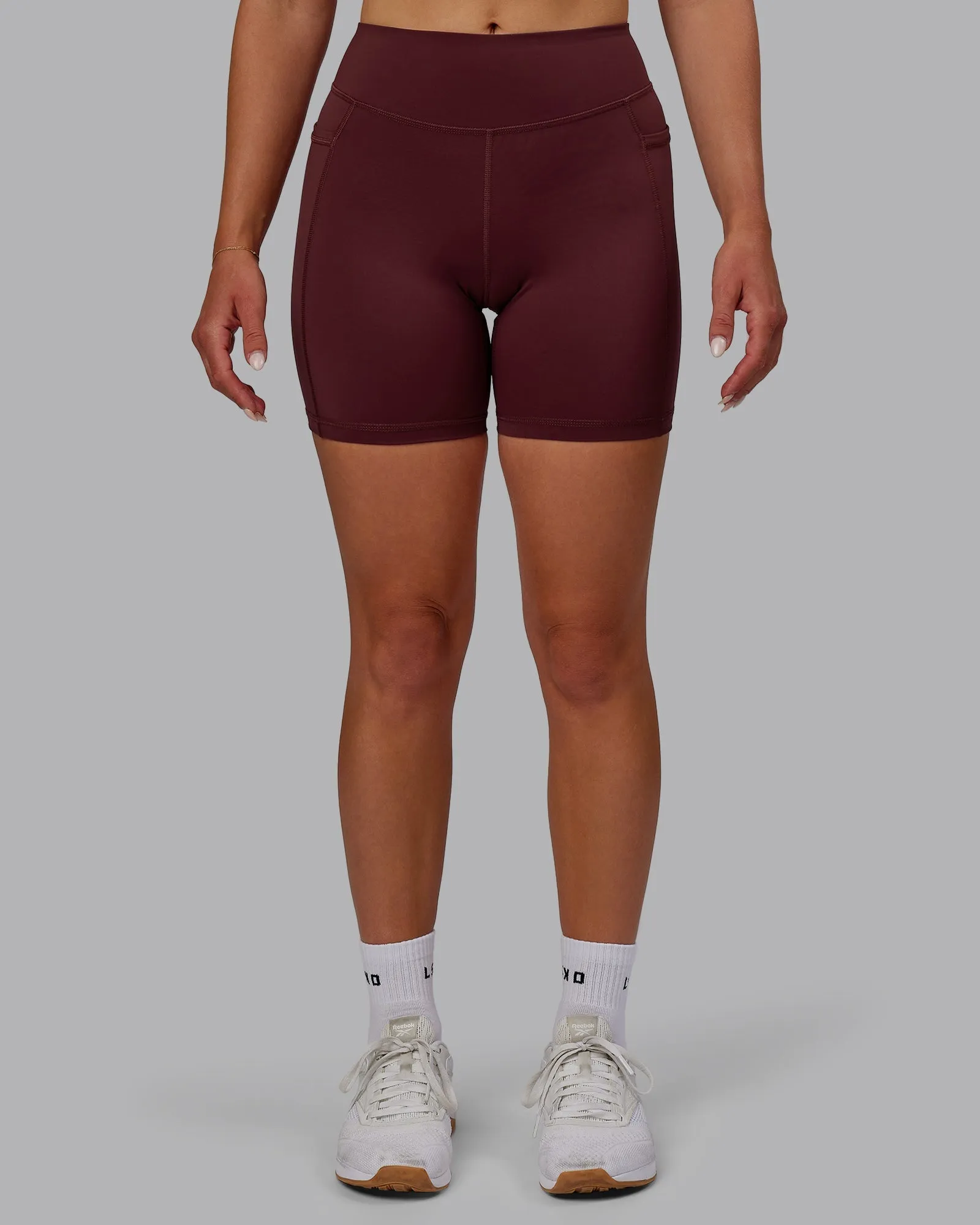 Elite Mid-Length Shorts - Dark Cherry