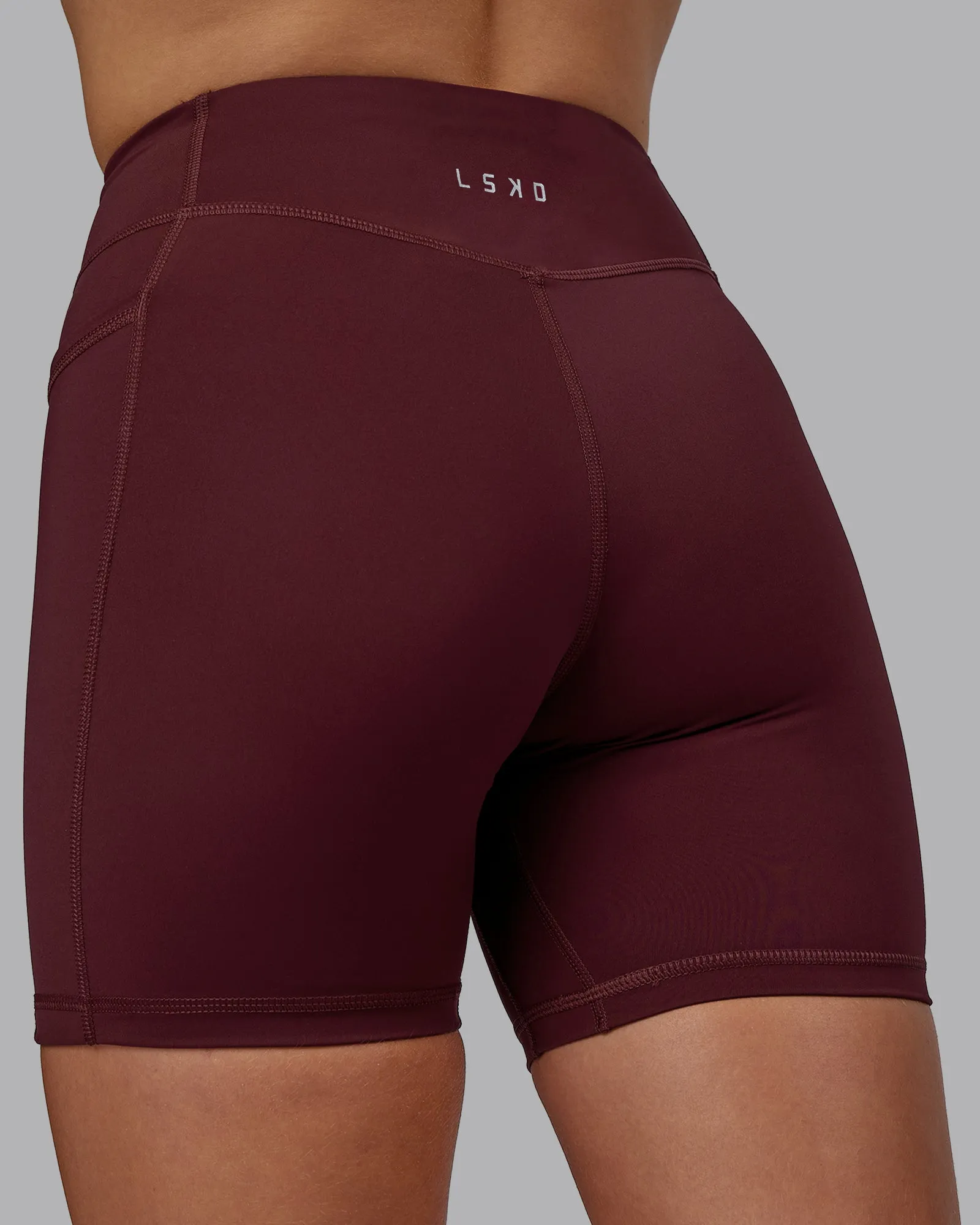 Elite Mid-Length Shorts - Dark Cherry