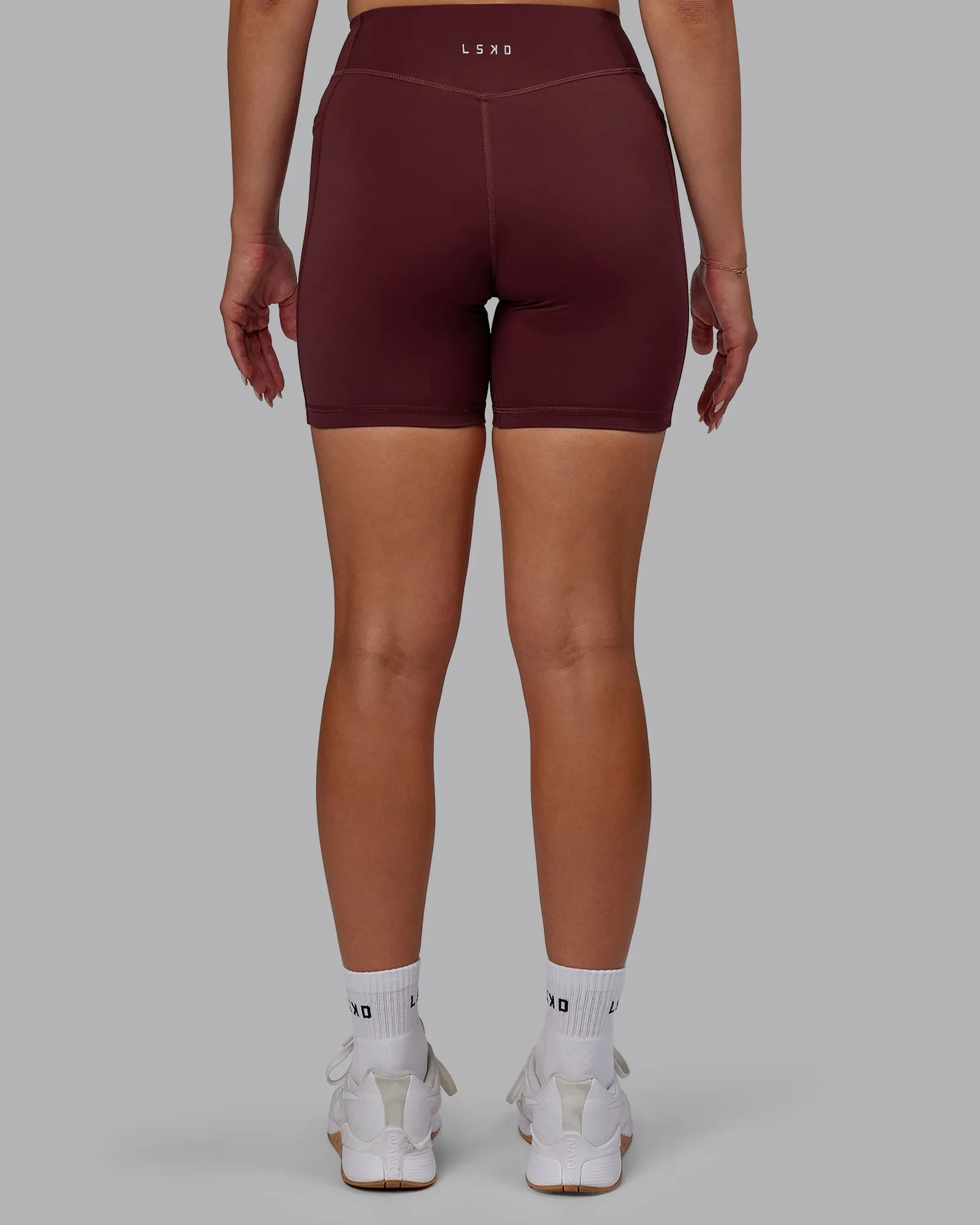 Elite Mid-Length Shorts - Dark Cherry