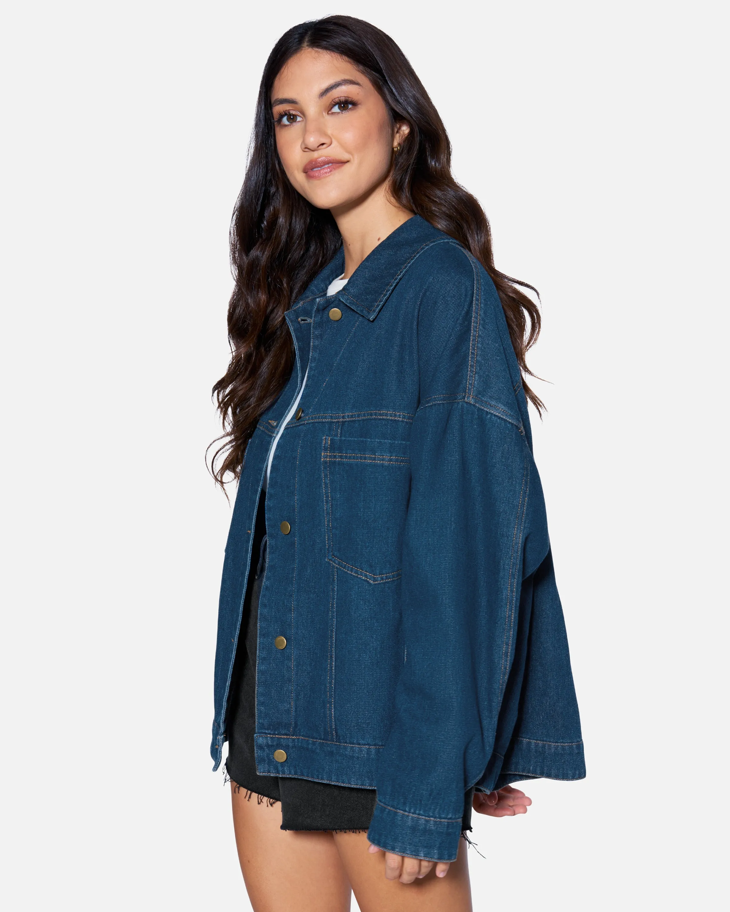 ESSENTIAL BOYFRIEND DENIM JACKET