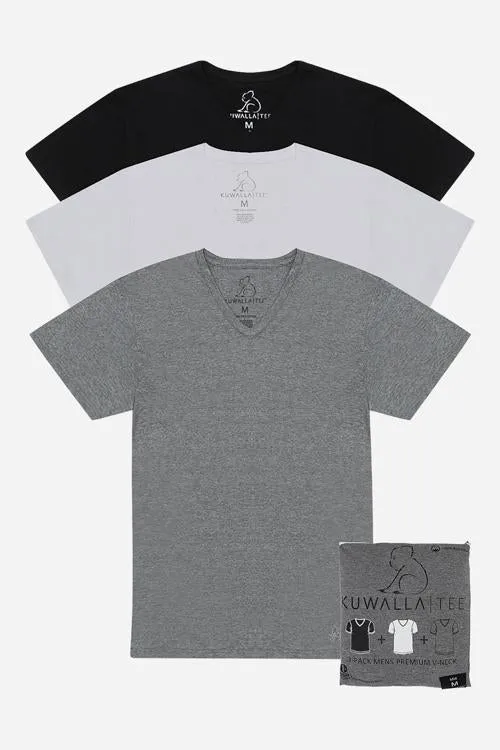 ESSENTIALS V-NECK TEE 3 PACK