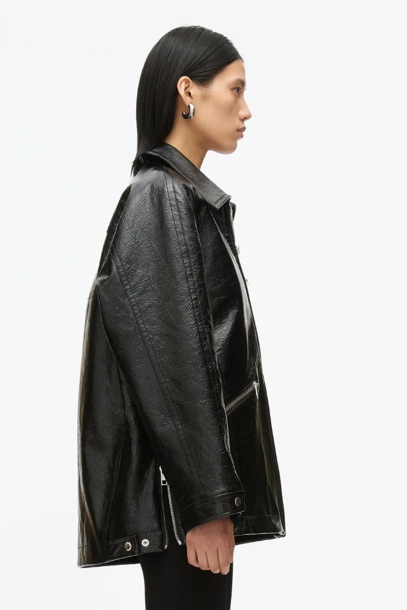 Faux Leather Ranch Jacket