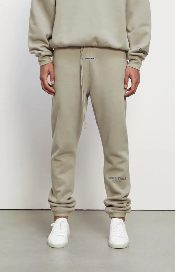 FEAR OF GOD ESSENTIALS Reflective sweatpants olive/khaki