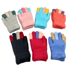 Fleece Lined Kids Winter Gloves