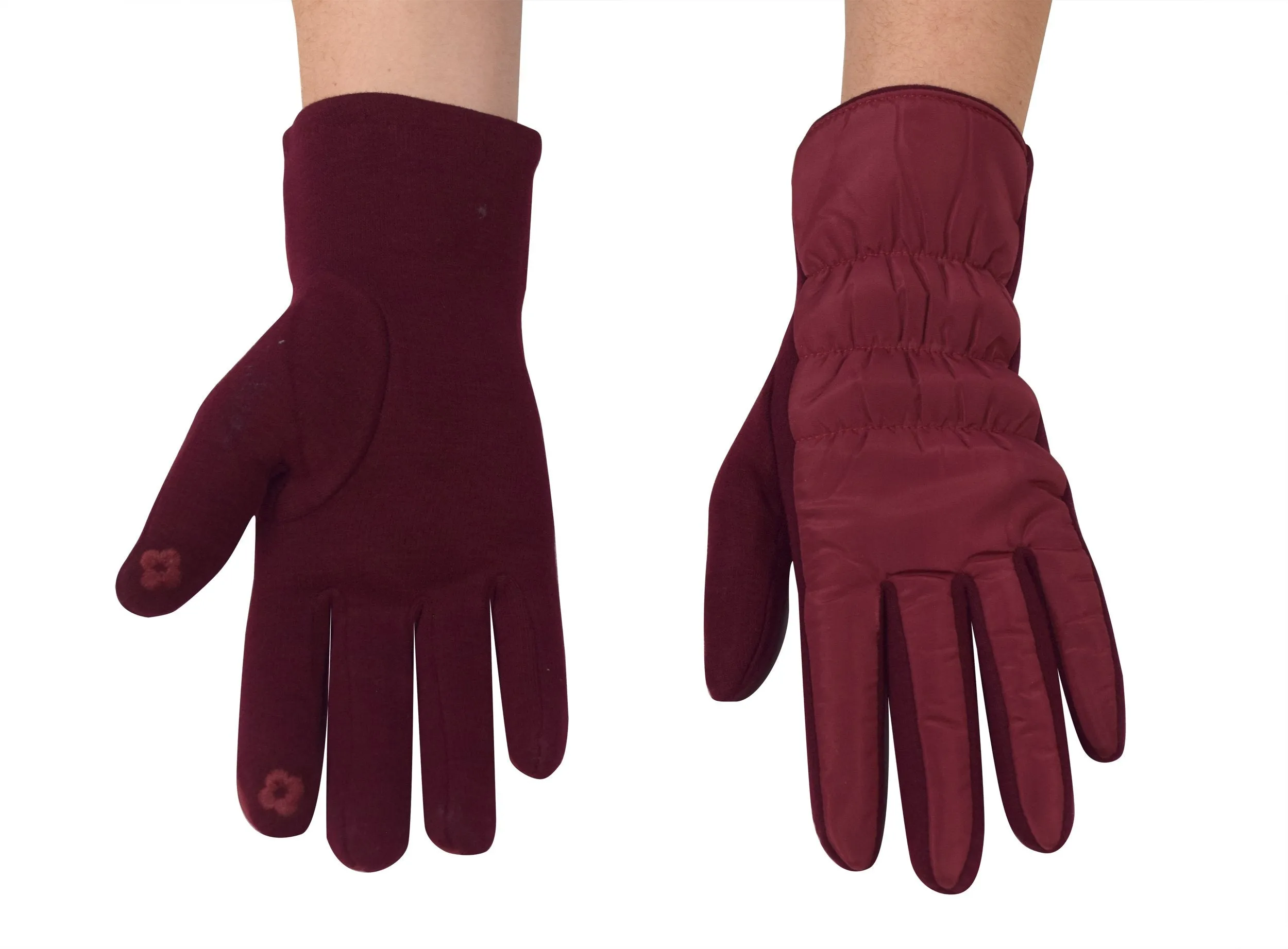 Fleece-Lined Winter Touchscreen Gloves